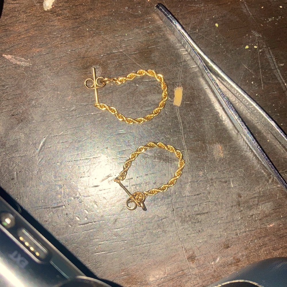 10k gold earing chains can test for real gold